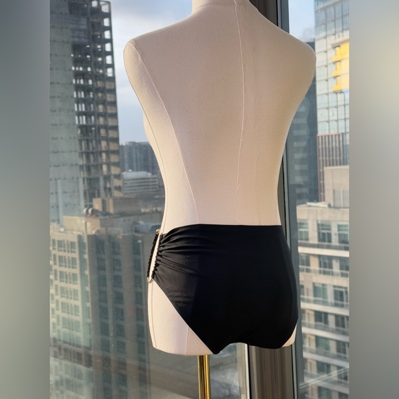 🆕 CHRISTOPHER ESBER 🧿 NWOT U Prong Black Swim Brief, Sz AU 8 US 4 - Picture 8 of 13